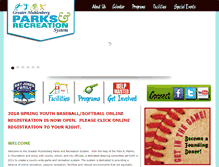 Tablet Screenshot of mcparks.org